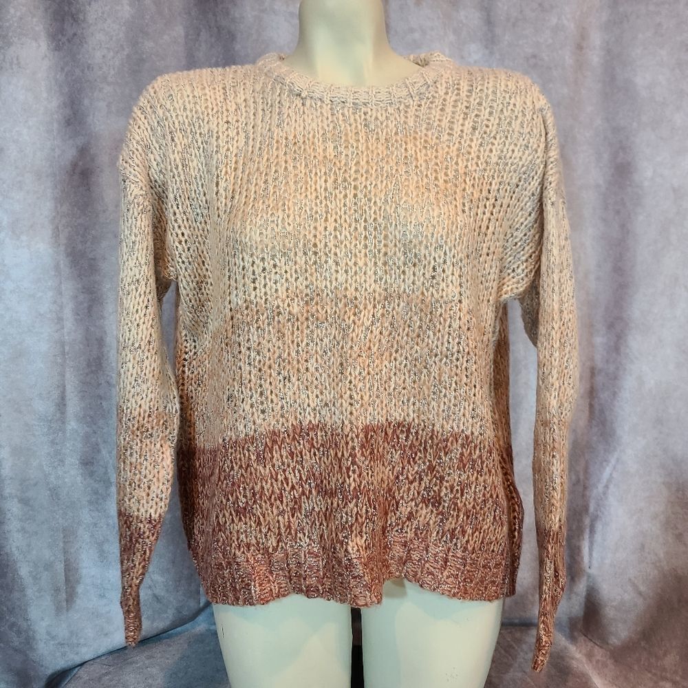 Heartloom Halen Metallic Sweater Size Medium - Picture 2 of 5